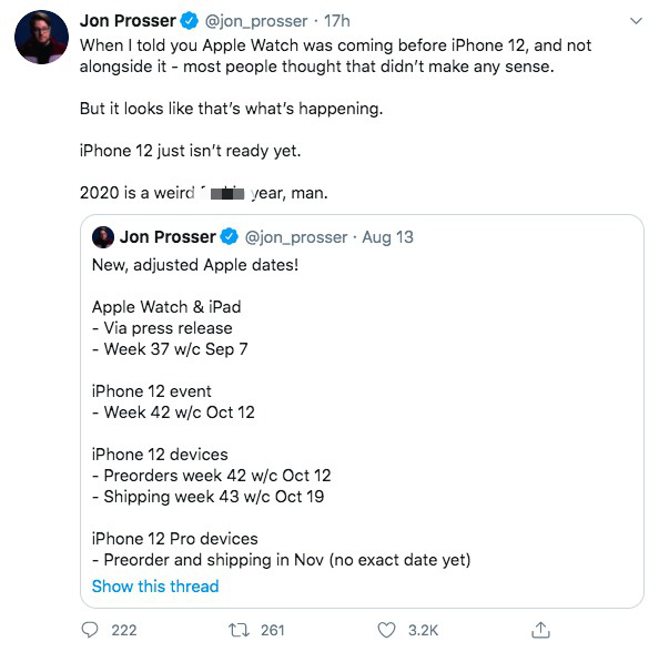 iPhone 12 khi nào ra mắt?