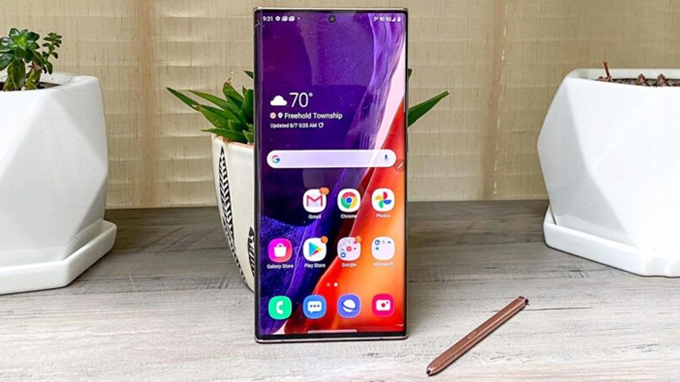 màn hình Galaxy Note 20 Ultra hội tụ đầy đủ các tính năng cao cấp