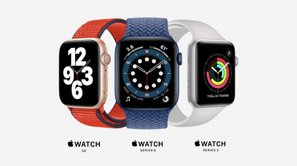  Thiết kế Apple Watch SE và series 3 không có nhiều khác biệt
