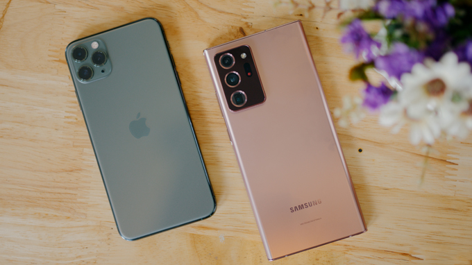  Galaxy Note 20 Ultra và iPhone 11 Pro Max đều mang đến sự đẳng cấp và sang trọng
